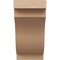Ekena Millwork 5-inch W x 6-inch D x 10-inch H Copenhagen Rough Cedar Woodgrain TimberThane Knee Brace, Primed BRCUR05X06X10CHGRCPR - alternate 2